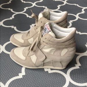 Ash sneaker wedges in size 37